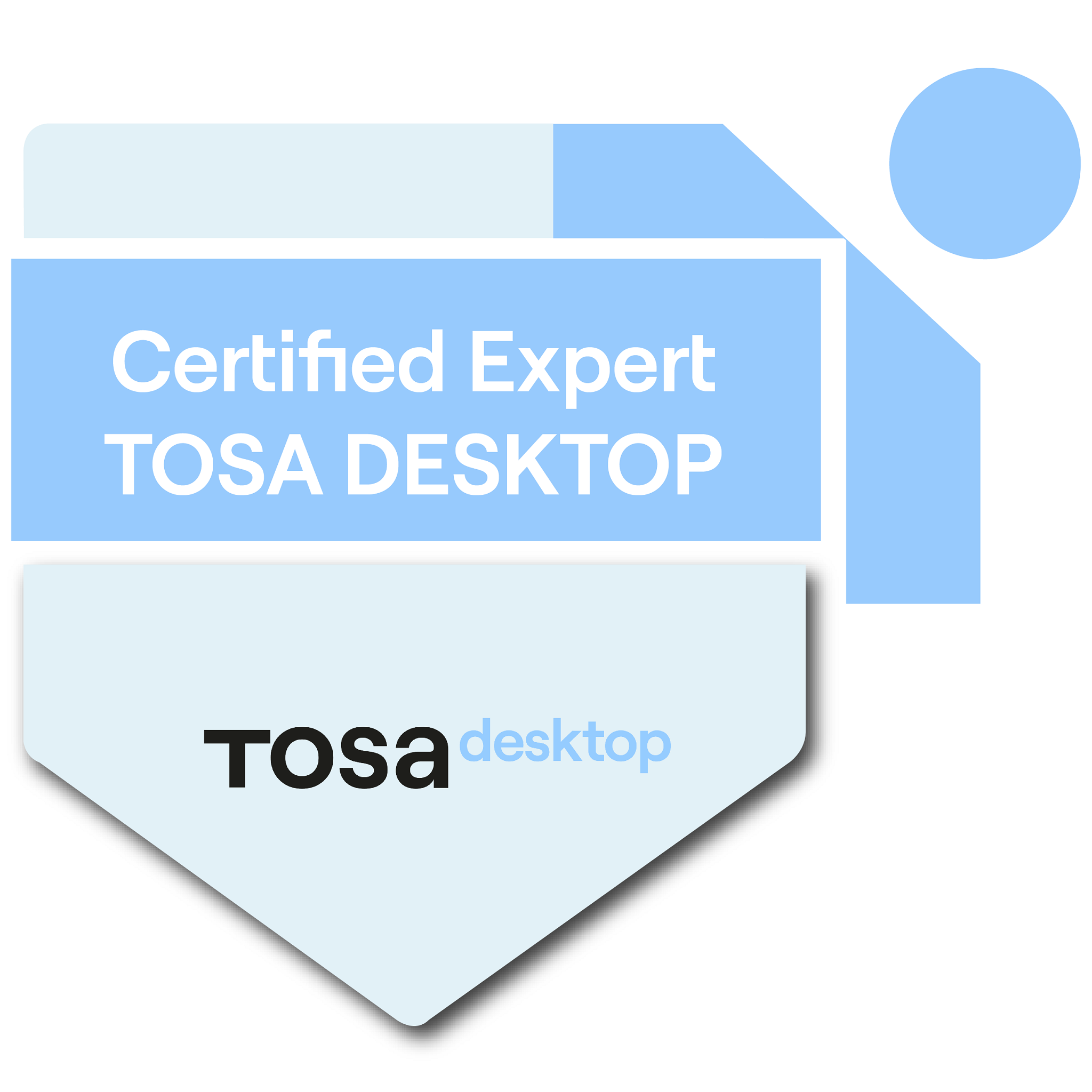 Tosa Certified User – Expert Level
