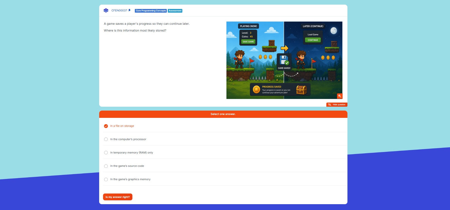 Coding Intelligence exam preview