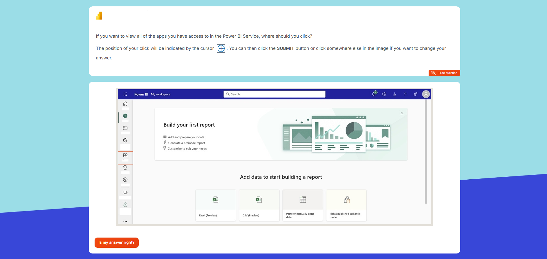 Microsoft Power BI exam preview
